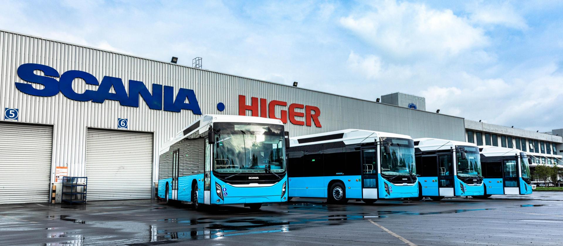 Scanias første elbusser på vei til Norge
