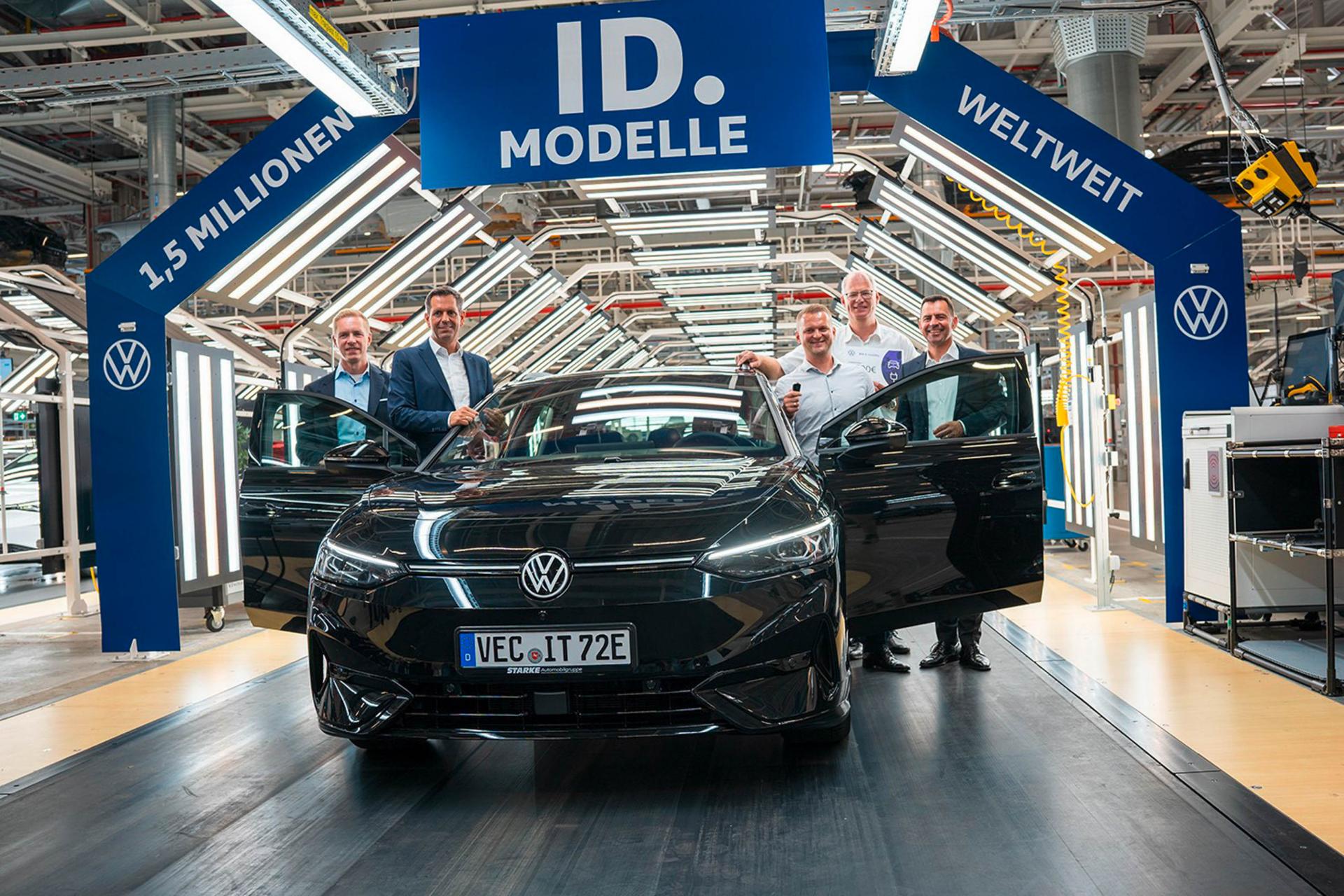 Volkswagen rundet 1,5 millioner ID-biler